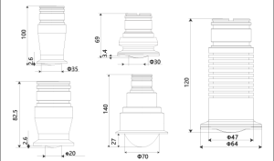 FLDA02 Sanitary Radar Antenna Kit technical specifications and selection guide