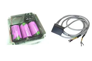 GaugerBAT battery pack structure and installation for intrinsic safe power supply