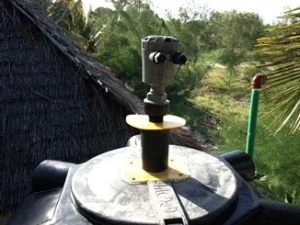 GaugerGPS level sensor installed on diesel tanker for fuel level, volume and GPS location tracking