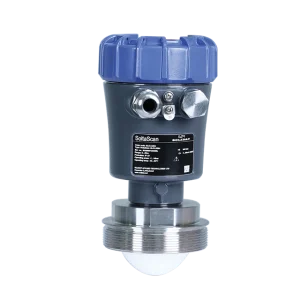 Non-contact level measurement radar device for industrial liquid monitoring